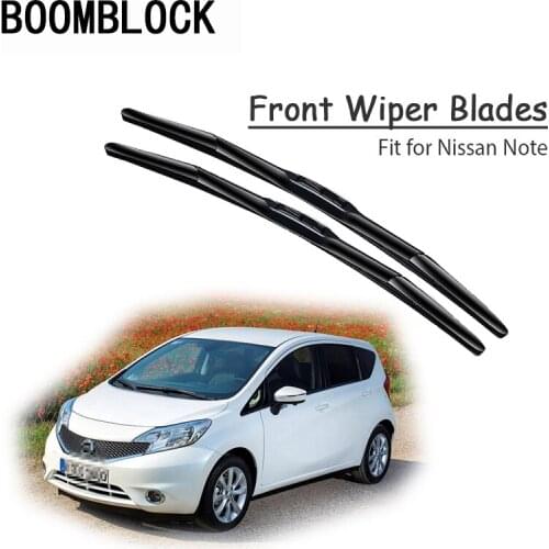 Car Windshield Rubber Front Wiper Blades Arm Kit For Nissan Note 2013 2012 2011 2010-2006 Windscreen Original Wiper Accessories