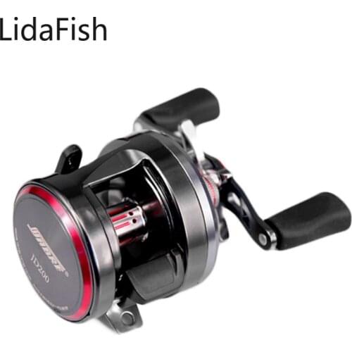 Lidafish 7+1 Ball Bearings Drum Trolling Fishing Reels 4.7:1 Baitcasting Fishing Coil Saltwater Fishing Tackle