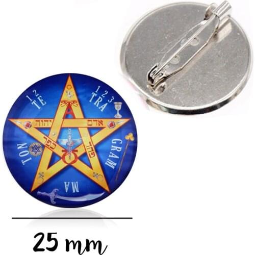 Tetragrammaton Amulet Brooch Hebrew Bible Four Letters Name For God HaShem Pendant YHWH Blessed Lord Shem Hameforash Jewelry