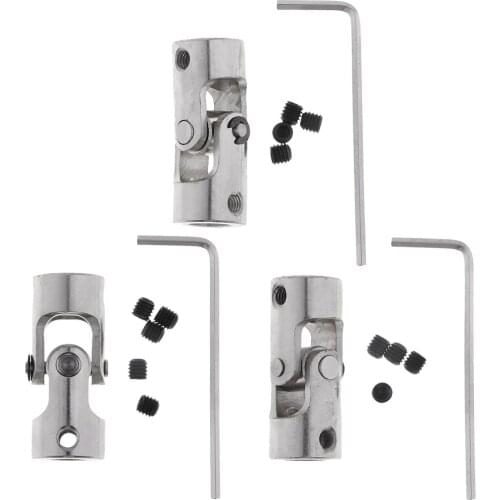 Universal Joint Shaft Coupler Coupling Steering Connector 6mm/8mm for RC Car Crawler Boat