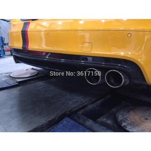 Rear Lip Designed For Audi TT TTS Of The OEM Style Carbon Fiber Material