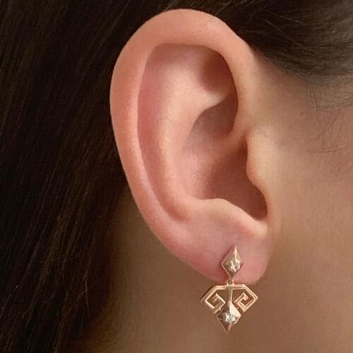 New Trend 925 Sterling Birthday Gift Silver Fashion Dangle Drop Ladies Earrings For Women Fine Jewelry Party Wedding Accessories