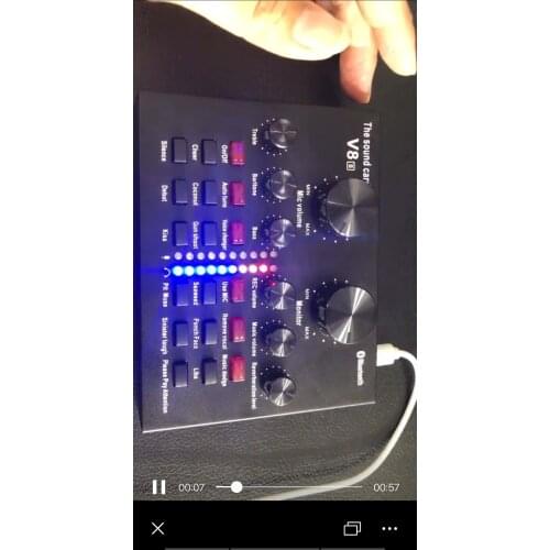 Live Sound Card V8, 50sets/pack, freeshipping