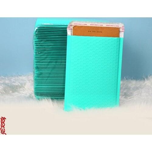 10pcs/set Self Sealing Bubble Mailer Envelope Teal Poly Bubble Mailer Envelopes Mailing Bag Self Sealing Packaging Envelope Box