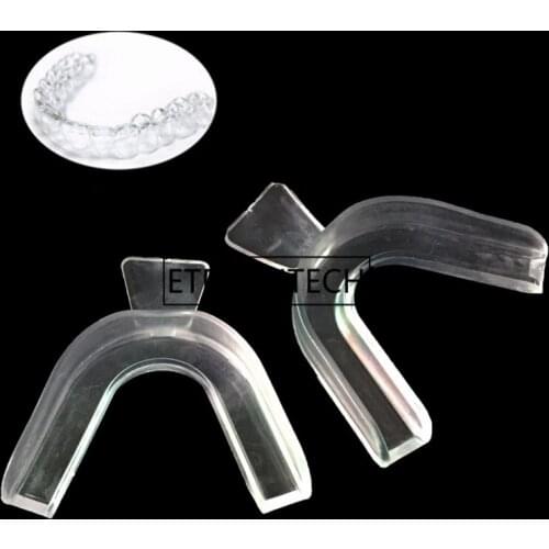 300pcs/lot Moldable Mouth Thermoform Dental Teeth Whitening Bleaching Molding Trays Oral Care Gel Mouthguard Tray F1706