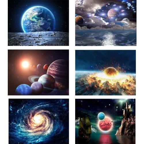 5D 3D DIY Diamond Embroidery Universe Planet Art Painting Children Photo Full Drill Mosaic Cross Stitch Rhinestones Picture