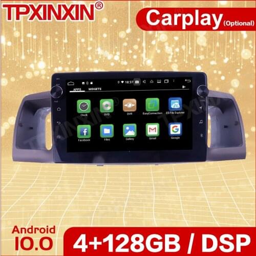 Wireless Carplay Car Android10 Stereo Receiver For Toyota Corolla 2006 2007 2008 2009 2010 2011 2012 2013 Radio Head Unit Player