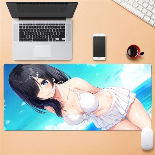 Anime mouse pad large mouse pad gamer large mouse pad suitable for PC computer mouse pad XXL carpet surface mouse pad keyboard d