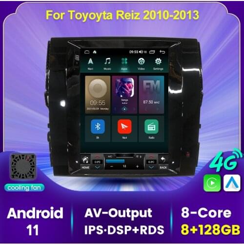9.7'' Tesla Screen Android 11 8 core Car GPS Navigation Radio Stereo for Toyota MARK X REIZ 2010 2011 2012 2013 IPS carplay DSP