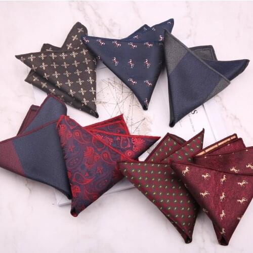 Mens Formal Business Wedding Suit Pocket Towel British Wedding New Chest Towel West Clothing Store small Square Towel Accessori