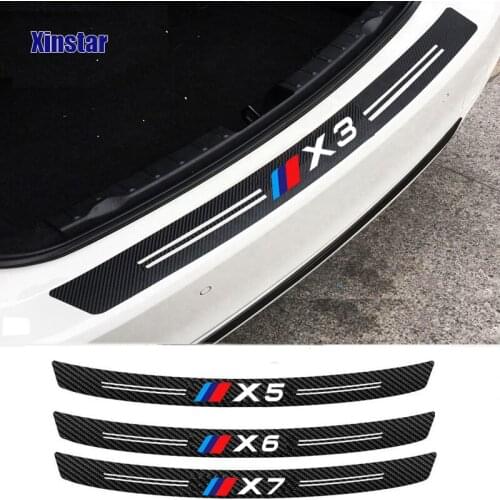 Carbon Fiber Car Bumper Sticker For BMW X1 X2 X3 X4 X5 X6 X7