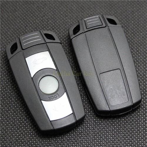 PINECONE Key Case for BMW 525 325 5 Series 3 Series X5 X6 Z4 Car Key Remote Smart Key Shell Cover With Uncut Blade 1PC