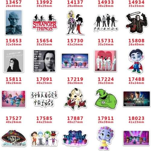 DIY Craft Supplies cartoon character flat back custom planar resins 30 pieces. Halloween resins PR13457