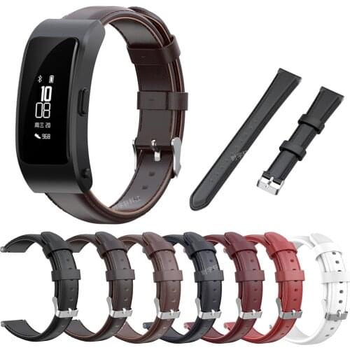 Genuine Leather Strap for Huawei Talkband B6 B3 smart phone wristband 16mm Bracelet Band For TIMEX TW2T35400 TW2T35900