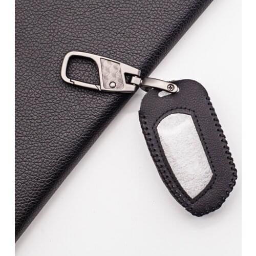 Russia Version DXL4950 Leather Case Cover for Pandora DX-90BT DX-91Lora DX9X D173/ TTS Two Way Car Remote 2 Way LCD Remote