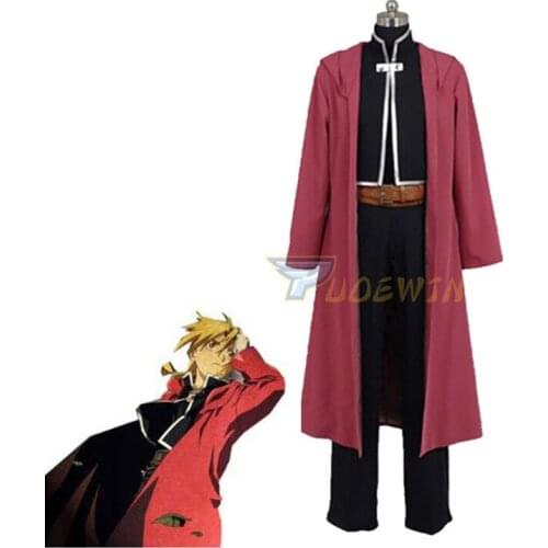 Fullmetal AlcFullMetal Alchemist Edward Elric Cosplay Costume
