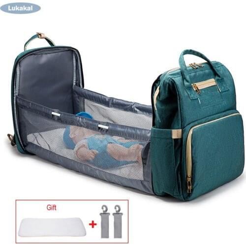 Baby Bed Bags Mummy Backpack Waterproof Baby Diaper Bag Bed Maternity Nursing Handbag Stroller Bag Dropshipping