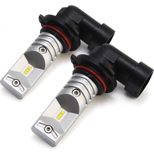 2PCS Universal LED Headlight Bulbs 12V 6000K White Light Sourcing Spot 9005 HB3 Fog Lamps