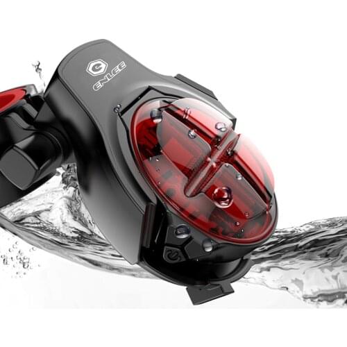 RICHBIT Ultra-Bright Wireless Bike Bicycle Rear Light tail lamp Smart USB Rechargeable Cycling Accessories Adjustable Rear Light