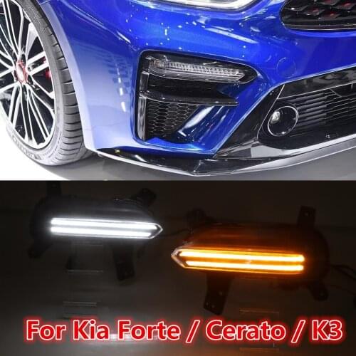 2Pcs LED daylight foglight for Kia Cerato/Forte K3 2019 2020 daylight