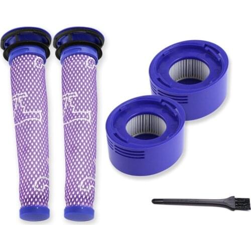 2 Pack Replacement for Dyson V8 Pre Filter + HEPA Post Filter, Compatible Dyson V7 V8 Animal Absolute Cordless Vacuum