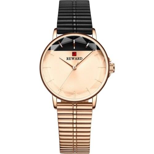 2020 Fashion Casual Quartz Elegant Ladies Watch Luxury Brand Clock Rose Gold Dial Waterproof Wrist watch Gifts for Women