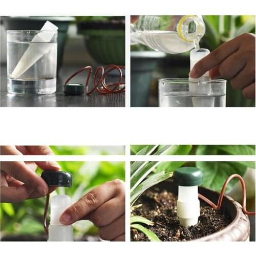 8 Pcs Self Watering Spikes Automatic Plant Drip Irrigation Water Stake For Garden Vegetable Garden Drip Watering System