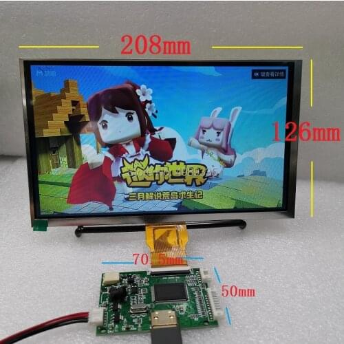 9 inch touch display module kit HDMIUSB port and IIC6P Android interface for 1024X600