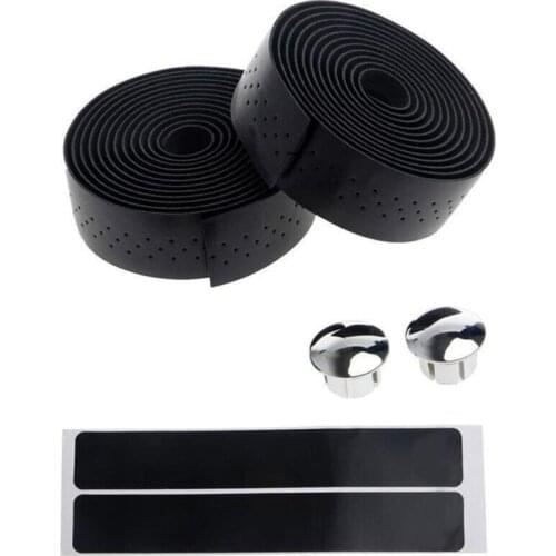 A5KC 2 Pcs Soft Bicycle Handlebar Grip Tape Wraps Adhesive with Vent Holes Bike Handle Bar Tape Practical Modification and