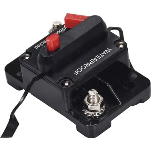 Circuit Breaker Car Auto Boat Stereo Audio Fuze,30-300 Amp Manual Reset Circuit Breaker Car Stereo Fuze Plug