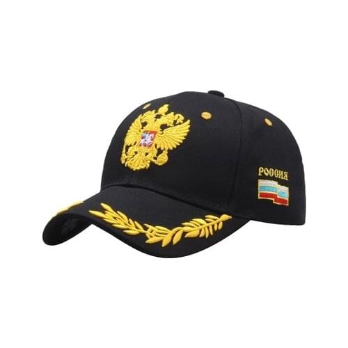 Hot Sales Women Men Golden Embroidered Baseball Hat Army General Pilot Hat Cotton Hat Camping Travel Baseball Cap Sun Hats