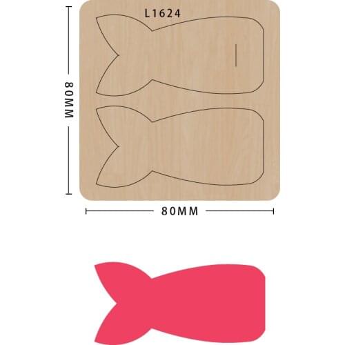 DIY Hairpin wood cutting dies for scrapbooking new wooden die mould Suitable for common die-cutting machines in the market