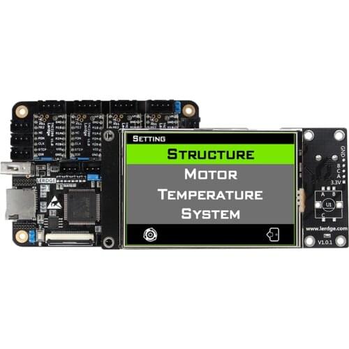 LERDGE-X 3D Printer Controller Board Motherboard&3.5'' LCD Screen&TMC2208