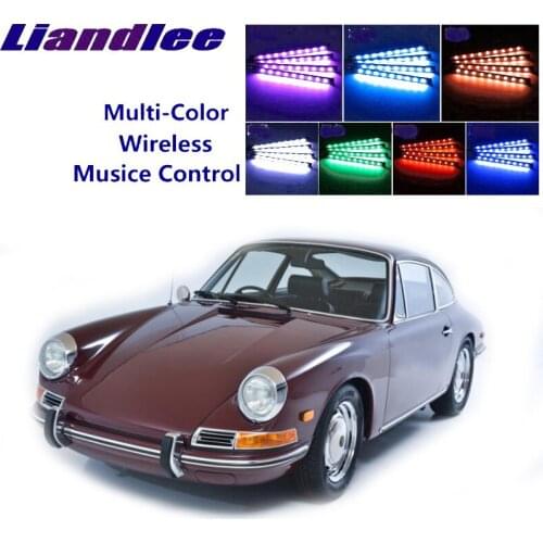 LiandLee Car Glow Interior Floor Decorative Seats Accent Ambient Neon light For 912