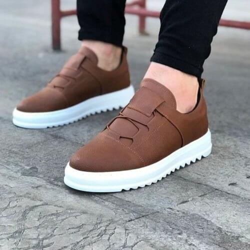 Wagoon WG036 Tan Men 'S Casual Shoes