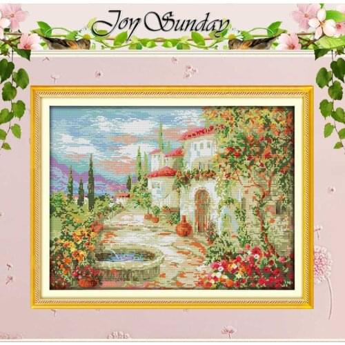 A Beautiful Garden (3) Counted Cross Stitch 11CT 14CT Cross Stitch Sets Wholesale Animal Cross-stitch Kits Embroidery Needlework