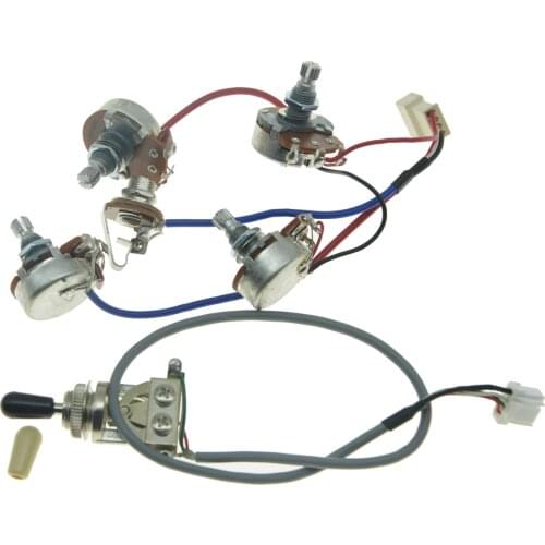 Genuine Epi LP Electric Guitar Pickups Wiring Harness with Full Size Pots No welding