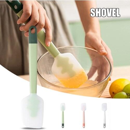 Hanging Silicone Spatula Multipurpose Heat Resistant Non-Stick Shovel Practical Kitchen Baking Mixing Supplies TS2