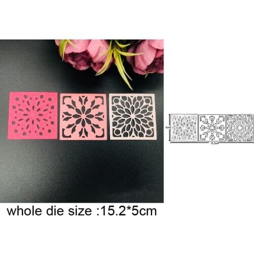 Stackable Square Metal Cutting Dies Scrapbooking Stencil DIY Paper Card Decorative Embossing Die Cut Craft Dies 2020 NEW