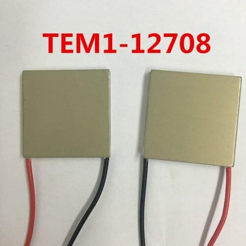 Superconducting Aluminum Semiconductor Thermoelectric Cooler 40*40 TEM1-12708 12V8A Rapidly Temperature difference MCU Cooler