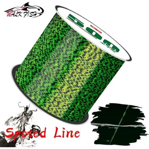 WALK FISH 500M 3D Invisible Spotted Line With Box Speckle Thread Line Super Strong Monofilament Fishing Line Carp Fishing Line