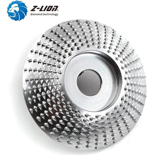 Z-LION Curved grinding disc Wood Carving Tool Angle Grinder Abrasive Disc，Used for grinding and shaping and grinding blades