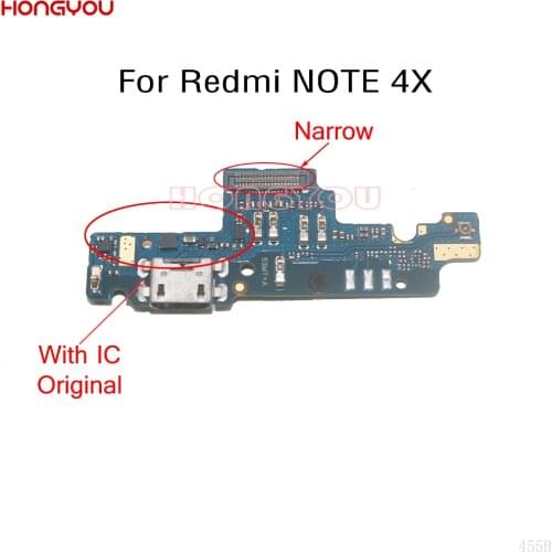 Original For Xiaomi Redmi Note 4X NOTE4X USB Charging Dock Board Charge Plug Socket Jack Port Connector Flex Cable