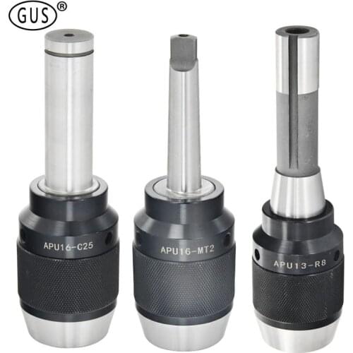Morse MT2 MT3 MT4 drill chuck shank R8 C20 C32 APU13 APU16 1-13mm 1-16mm shank self-tightening drill clamp MT APU tool holder