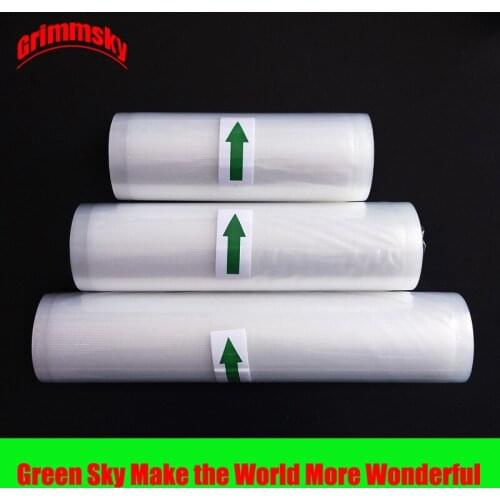 1 roll 500cm 12*500/15*500/17*500/20*500/22*500/25*500/28*500/30*500/32*500cm vacuum food storage sealer bags