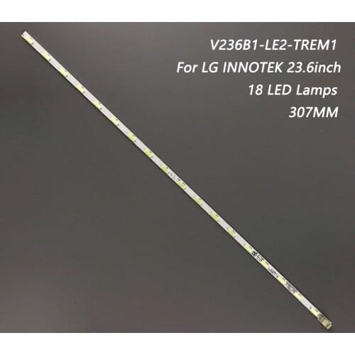 LED Backlight strip 18 lamp for LG INNOTEK 23.6inch 24MT45D 22MA31D 24MT47D 24MT40D 24E510E V236B1-LE2-TREM11 24LB450U V236BJ1