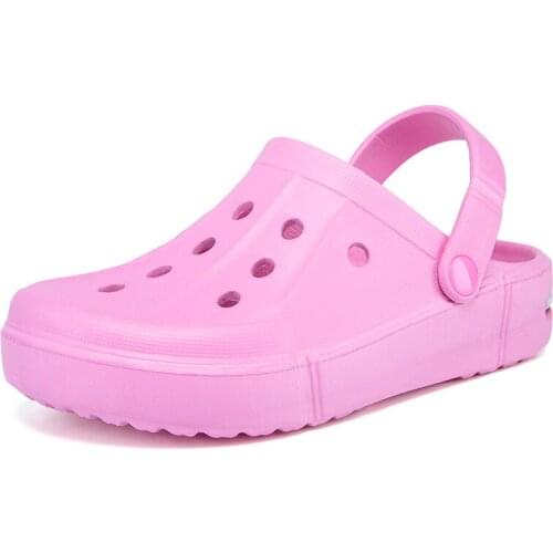 2021 Light Platform Womens Slippers Summer Beach EVA Soft Sole Slide Couples Dress Ladys Sandals Lovers Garden Jelly Shoes 307