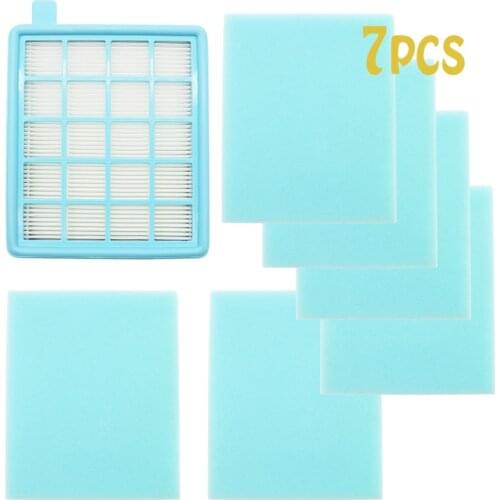 7pcs/lot Filter Mesh HEPA FILTER BUFFALO-MISTRAL For Philips Vacuum Cleaner FC9520 FC9521 FC9522 FC9523 FC9524 FC9525 FC8470