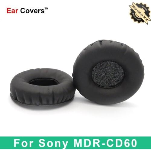 Ear Pads For Sony MDR CD60 MDR-CD60 Headphone Earpads Replacement Headset Ear Pad PU Leather Sponge Foam