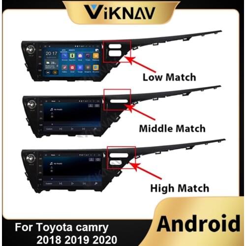Car radio 2DIN Android DVD player FOR Toyota Camry 2018 2019 2020 car stereo autoradio auto audio head unit GPS navigation